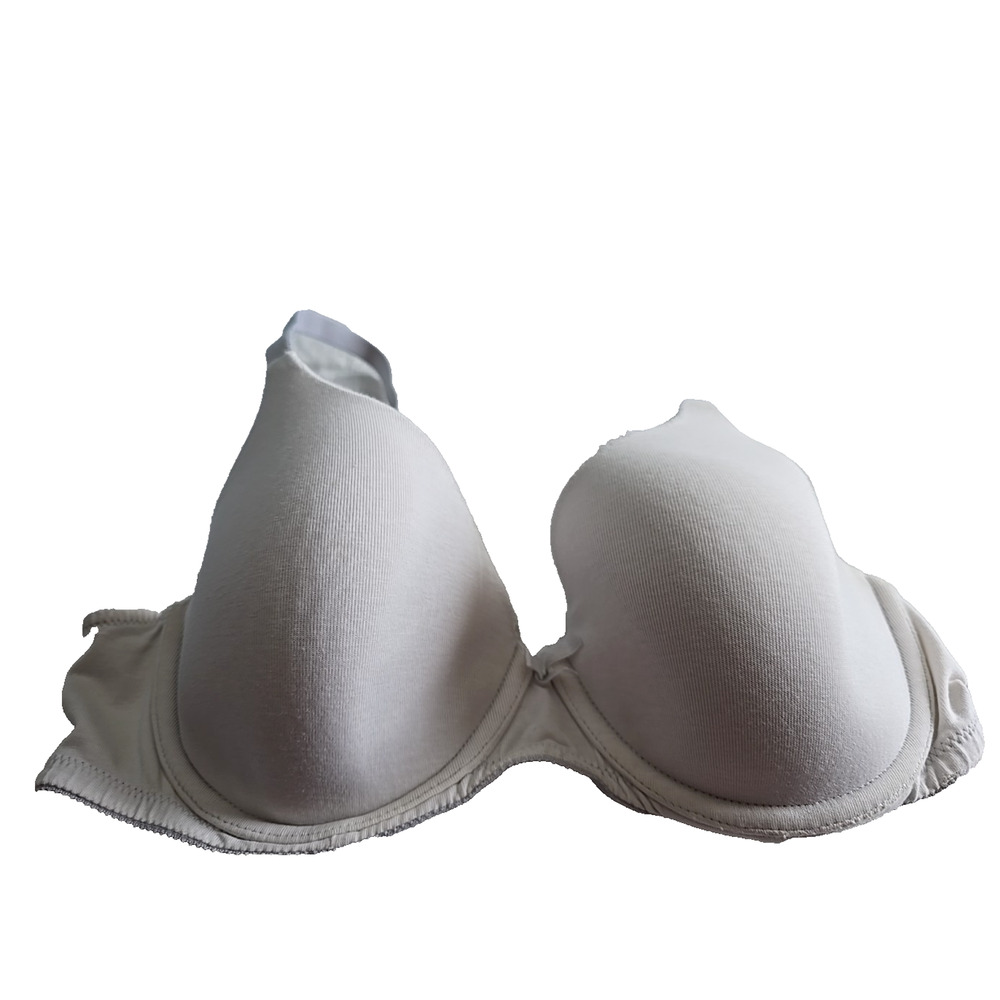 Ambrielle White Lightly Lined Full Coverage Adjustable Underwire Bra Size 36B